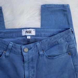 Paige Verdugo Ankle Jean Cyan Blue